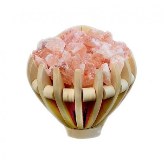 Basket with Himalayan salt for baths and saunas Figured PRO 4.5 kg Basket with Himalayan salt for baths and saunas Figured PRO 4.5 kg