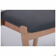 AMF dining chair Cantal bleached beech/marengo 545031 AMF dining chair Cantal bleached beech/marengo 545031