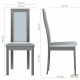AMF dining chair Burton dark walnut/graphite 546277 AMF dining chair Burton dark walnut/graphite 546277