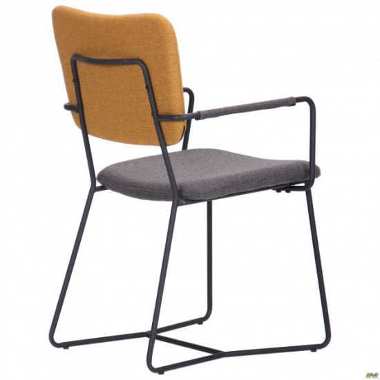 Стул AMF Alphabet H black/yellow gray 545767 Стул AMF Alphabet H black/yellow gray 545767