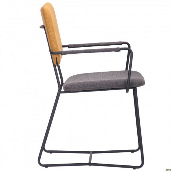 Стул AMF Alphabet H black/yellow gray 545767 Стул AMF Alphabet H black/yellow gray 545767