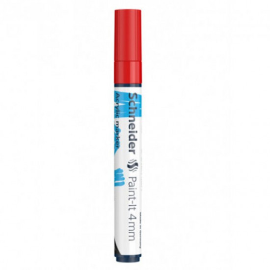  Маркер акриловый Schneider Paint-it 320 4 мм красный (S120202)
