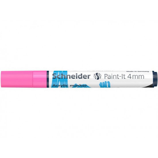  Маркер акриловый Schneider Paint-it 320 4 мм розовый (S120209)