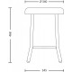 Stool Nowy Styl TEDDY ordf CHROME (BOX-1) V-27 Stool Nowy Styl TEDDY ordf CHROME (BOX-1) V-27