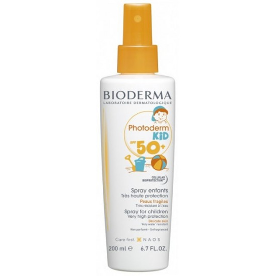 Спрей детский солнцезащитный Bioderma Photoderm Kid SPF 50+ 200 мл Спрей детский солнцезащитный Bioderma Photoderm Kid SPF 50+ 200 мл