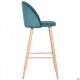 Барный AMF стул Bellini бук/green 545882 Барный AMF стул Bellini бук/green 545882