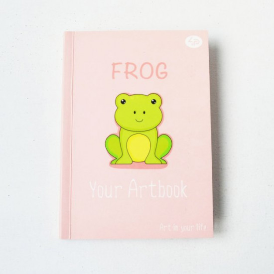 Блокнот 4Profi Artbook frog 48 листов формат А6 902392 Блокнот 4Profi Artbook frog 48 листов формат А6 902392