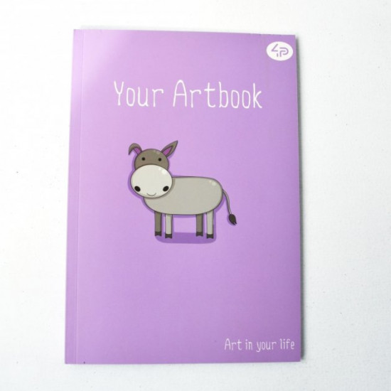 Блокнот 4Profi Artbook donkey 48 аркушів формат А6 902378 Блокнот 4Profi Artbook donkey 48 аркушів формат А6 902378