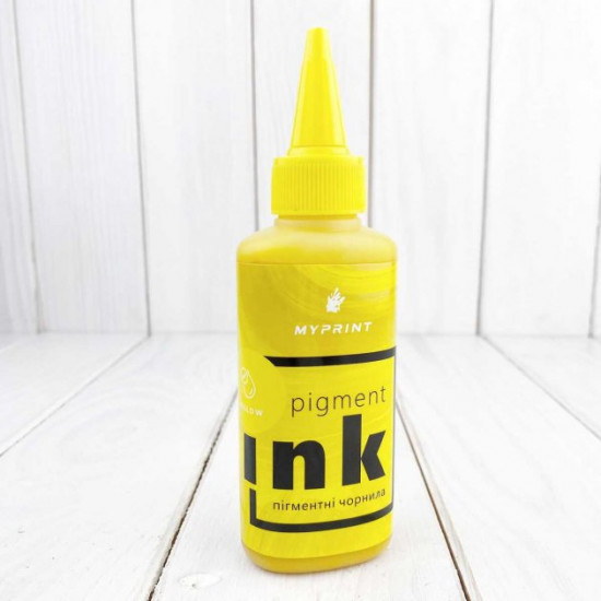 Ink for printer pigment My Print (100 ml) yellow (7735) Ink for printer pigment My Print (100 ml) yellow (7735)