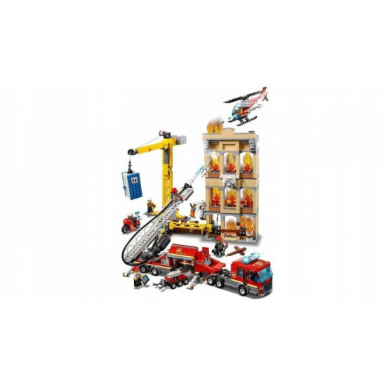 Construction set Cites 11216/60216 Fire on a construction site 985 parts Construction set Cites 11216/60216 Fire on a construction site 985 parts