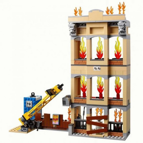 Construction set Cites 11216/60216 Fire on a construction site 985 parts Construction set Cites 11216/60216 Fire on a construction site 985 parts