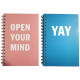 Notepad Auchan KOLOR A5, 90 sheets, assorted Notepad Auchan KOLOR A5, 90 sheets, assorted