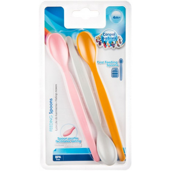 Набор ложечек для кормления Canpol Babies 3 шт (31/419_pin) Набор ложечек для кормления Canpol Babies 3 шт (31/419_pin)