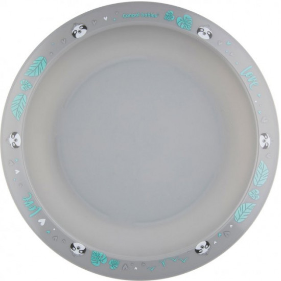 Набор посуды Canpol babies Exotic Animals Серый 2 шт (56/523_grey) Набор посуды Canpol babies Exotic Animals Серый 2 шт (56/523_grey)