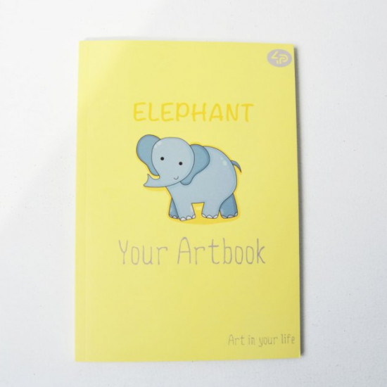 Блокнот 4Profi Artbook elephant 48 листов формат А5 902309 Блокнот 4Profi Artbook elephant 48 листов формат А5 902309