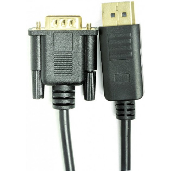 Кабель PowerPlant DisplayPort (M) - VGA (M) 1 м Черный (CA911882) Кабель PowerPlant DisplayPort (M) - VGA (M) 1 м Черный (CA911882)