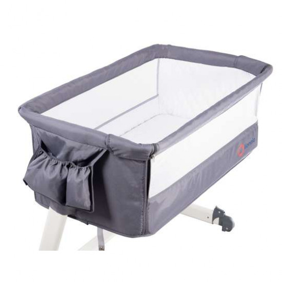Кроватка приставная Lionelo THEO Dark Grey Кроватка приставная Lionelo THEO Dark Grey