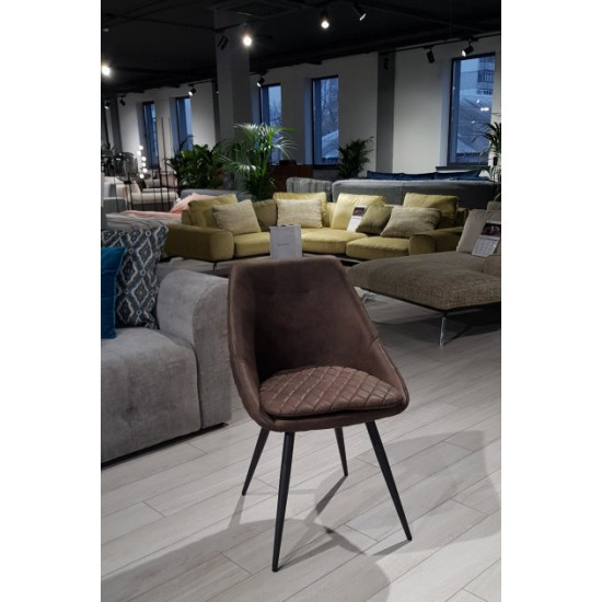 Kitchen chair dark brown fabric DAOSUN DC 9552A Kitchen chair dark brown fabric DAOSUN DC 9552A