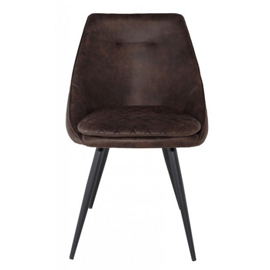Kitchen chair dark brown fabric DAOSUN DC 9552A Kitchen chair dark brown fabric DAOSUN DC 9552A