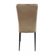 Kitchen chair cappuccino fabric velvet DAOSUN DC 201G Kitchen chair cappuccino fabric velvet DAOSUN DC 201G