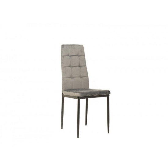 Chair for kitchen, cafe, bar corduroy + metal N-66-2 Vetro Mebel gray Chair for kitchen, cafe, bar corduroy + metal N-66-2 Vetro Mebel gray