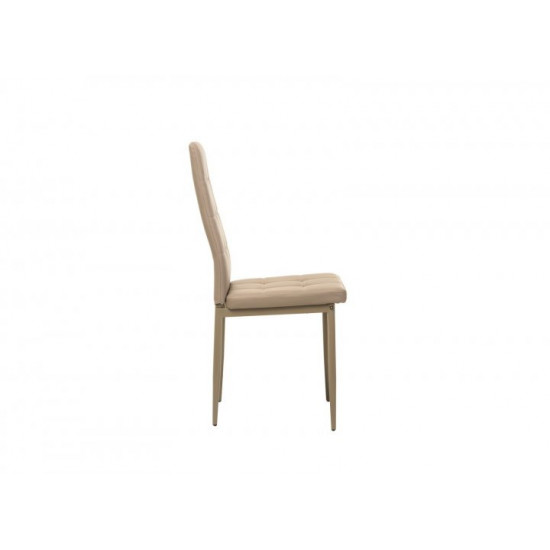 Chair for kitchen, cafe, bar artificial leather + metal N-66-2 Vetro Mebel cappuccino Chair for kitchen, cafe, bar artificial leather + metal N-66-2 Vetro Mebel cappuccino