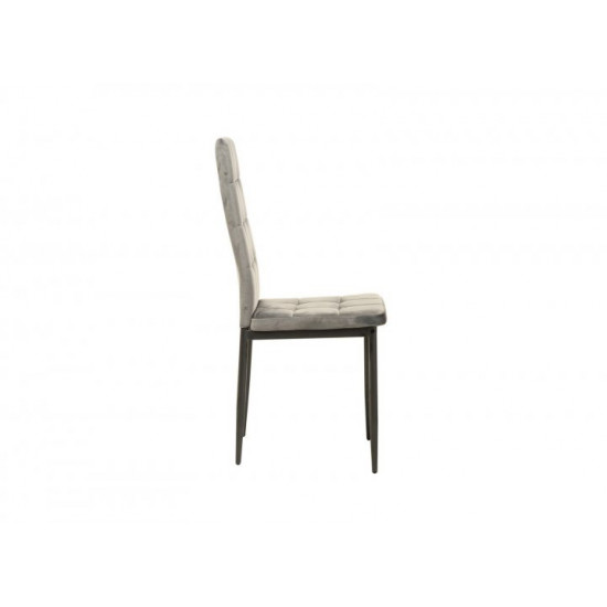 Chair for kitchen, cafe, bar corduroy + metal N-66-2 Vetro Mebel gray Chair for kitchen, cafe, bar corduroy + metal N-66-2 Vetro Mebel gray
