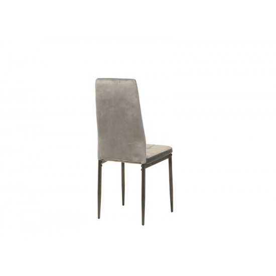 Chair for kitchen, cafe, bar corduroy + metal N-66-2 Vetro Mebel gray Chair for kitchen, cafe, bar corduroy + metal N-66-2 Vetro Mebel gray
