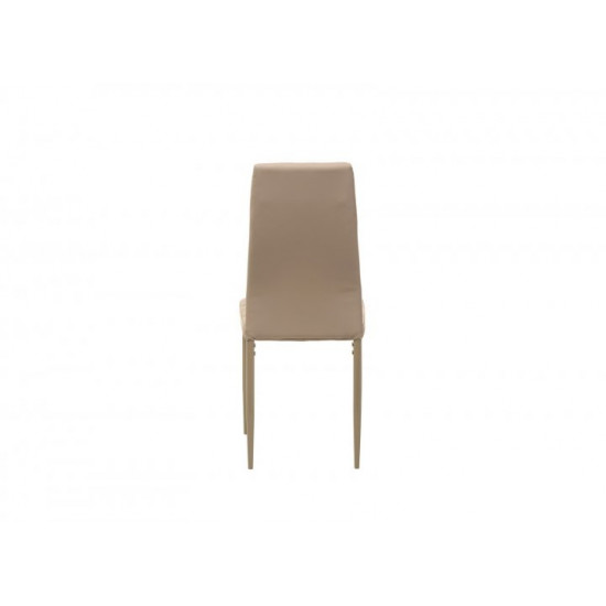 Chair for kitchen, cafe, bar artificial leather + metal N-66-2 Vetro Mebel cappuccino Chair for kitchen, cafe, bar artificial leather + metal N-66-2 Vetro Mebel cappuccino