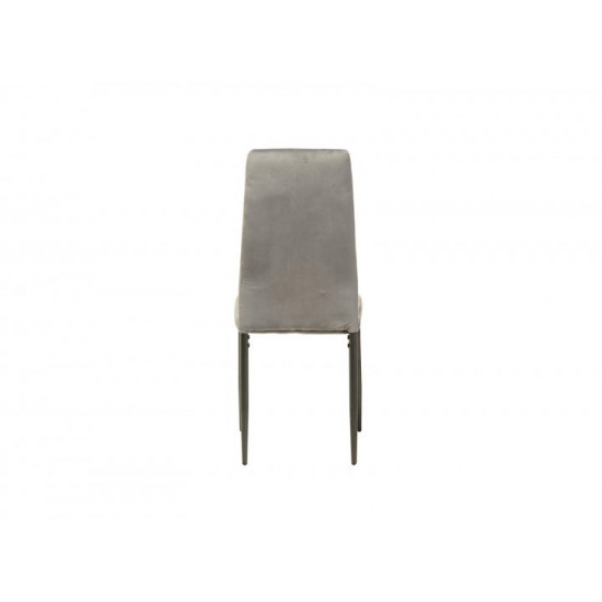 Chair for kitchen, cafe, bar corduroy + metal N-66-2 Vetro Mebel gray Chair for kitchen, cafe, bar corduroy + metal N-66-2 Vetro Mebel gray