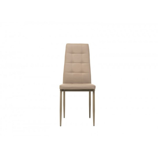 Chair for kitchen, cafe, bar artificial leather + metal N-66-2 Vetro Mebel cappuccino Chair for kitchen, cafe, bar artificial leather + metal N-66-2 Vetro Mebel cappuccino