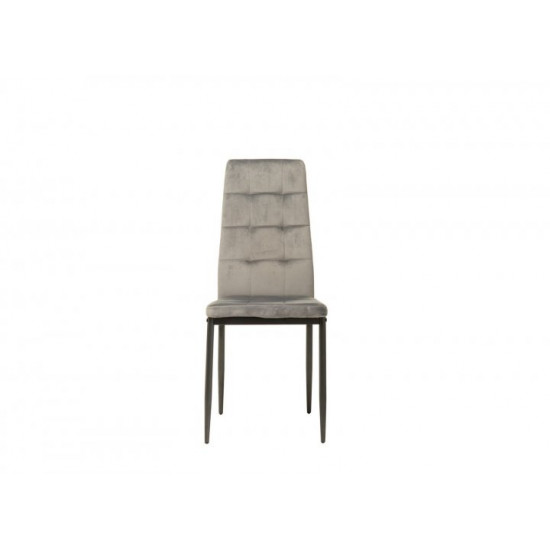 Chair for kitchen, cafe, bar corduroy + metal N-66-2 Vetro Mebel gray Chair for kitchen, cafe, bar corduroy + metal N-66-2 Vetro Mebel gray