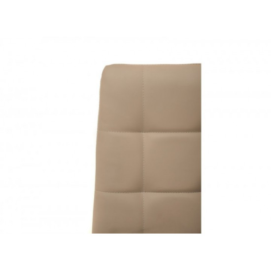 Chair for kitchen, cafe, bar artificial leather + metal N-66-2 Vetro Mebel cappuccino Chair for kitchen, cafe, bar artificial leather + metal N-66-2 Vetro Mebel cappuccino