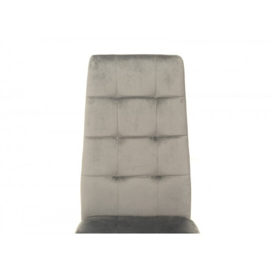 Chair for kitchen, cafe, bar corduroy + metal N-66-2 Vetro Mebel gray Chair for kitchen, cafe, bar corduroy + metal N-66-2 Vetro Mebel gray