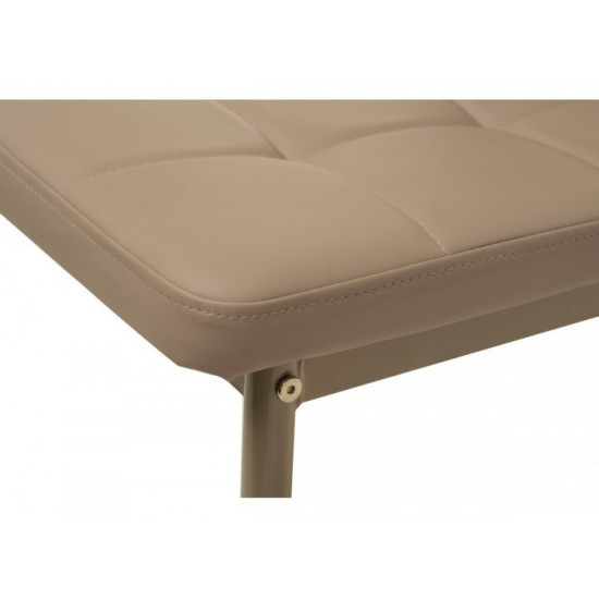 Chair for kitchen, cafe, bar artificial leather + metal N-66-2 Vetro Mebel cappuccino Chair for kitchen, cafe, bar artificial leather + metal N-66-2 Vetro Mebel cappuccino