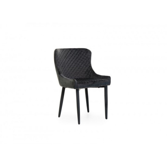 Chair with corduroy upholstery Vetro Mebel M-20 for kitchen, cafe, bar Gray Chair with corduroy upholstery Vetro Mebel M-20 for kitchen, cafe, bar Gray