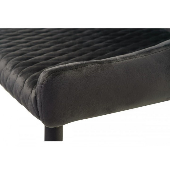 Chair with corduroy upholstery Vetro Mebel M-20 for kitchen, cafe, bar Gray Chair with corduroy upholstery Vetro Mebel M-20 for kitchen, cafe, bar Gray