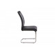 Chair for kitchen, cafe, bar artificial leather + chrome steel S-110 Vetro Mebel gray Chair for kitchen, cafe, bar artificial leather + chrome steel S-110 Vetro Mebel gray