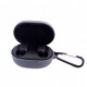 Силиконовый чехол с карабином для наушников Xiaomi AirDots Grey Серый Силиконовый чехол с карабином для наушников Xiaomi AirDots Grey Серый