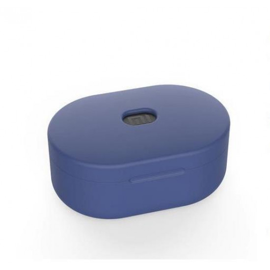 Силиконовый чехол для наушников Xiaomi AirDots Dark Blue Темно синий Силиконовый чехол для наушников Xiaomi AirDots Dark Blue Темно синий
