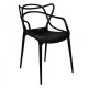 Designer chair Masters SDM, plastic, black Designer chair Masters SDM, plastic, black