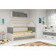 Дитяче ліжко горище Домик KidsBunkBed сосна білий блакитний колір 160х80 см. 124х86х164 см. Дитяче ліжко горище Домик KidsBunkBed сосна білий блакитний колір 160х80 см. 124х86х164 см.