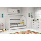Дитяче ліжко горище Домик KidsBunkBed сосна білий блакитний колір 160х80 см. 124х86х164 см. Дитяче ліжко горище Домик KidsBunkBed сосна білий блакитний колір 160х80 см. 124х86х164 см.