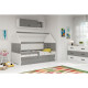 Дитяче ліжко горище Будиночок KidsBunkBed білий сірий 160х80 см. 124х86х164 см. Дитяче ліжко горище Будиночок KidsBunkBed білий сірий 160х80 см. 124х86х164 см.