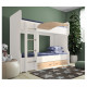 Двухъярусная кровать KidsBunkBed K-075 дуб сонома белый 2032х 870 х1700 мм Двухъярусная кровать KidsBunkBed K-075 дуб сонома белый 2032х 870 х1700 мм