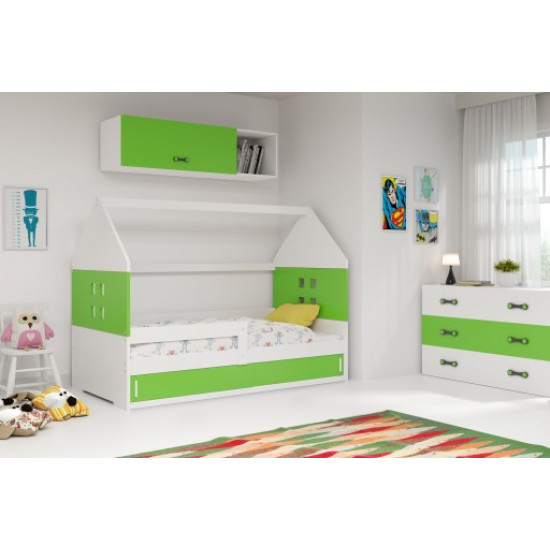Дитяче ліжко горище Домик KidsBunkBed сосна білий сірий колір 160х80 см. 124х86х164 см. Дитяче ліжко горище Домик KidsBunkBed сосна білий сірий колір 160х80 см. 124х86х164 см.