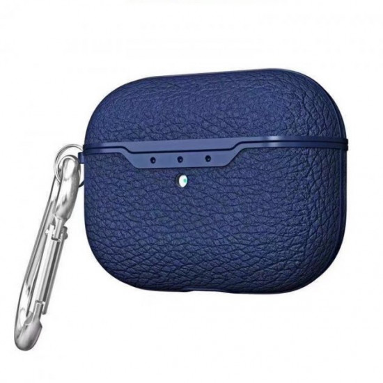 Чохол для навушників Apple AirPods Pro Alitek Granular Blue + карабін (88901) Чохол для навушників Apple AirPods Pro Alitek Granular Blue + карабін (88901)
