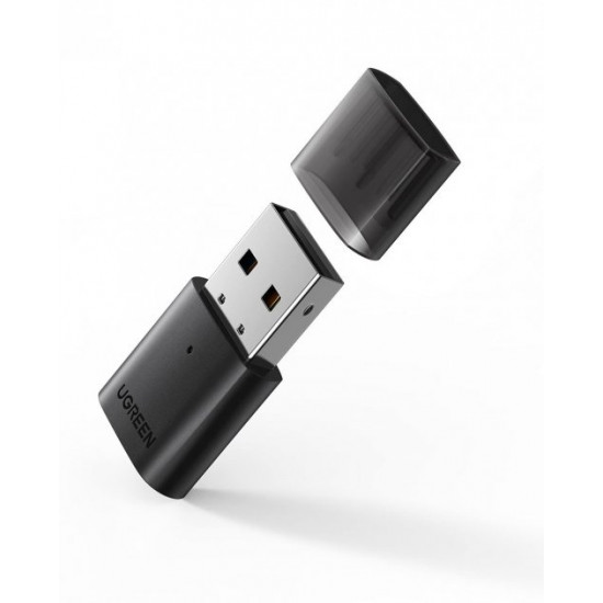 Bluetooth-адаптер UGREEN USB Bluetooth 5.0 передавач для комп'ютера, ноутбука Black (US390) Bluetooth-адаптер UGREEN USB Bluetooth 5.0 передавач для комп'ютера, ноутбука Black (US390)