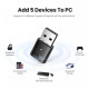 Bluetooth-адаптер UGREEN USB Bluetooth 5.0 передавач для комп'ютера, ноутбука Black (US390) Bluetooth-адаптер UGREEN USB Bluetooth 5.0 передавач для комп'ютера, ноутбука Black (US390)