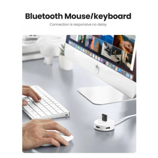 Bluetooth-адаптер UGREEN USB Bluetooth 5.0 передавач для комп'ютера, ноутбука Black (US390) Bluetooth-адаптер UGREEN USB Bluetooth 5.0 передавач для комп'ютера, ноутбука Black (US390)